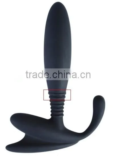 Full Silicone Anal Pleasure Stimulator Sex Toy for Man photo-2