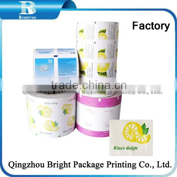 Aluminum Foil Laminated Paper for Cleaning Wet Tissue, Printed Tissue Paper Packing Aluminum Foil Paper/wet Tissue Packing Bag photo-4