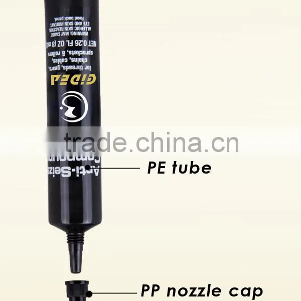 15g Black Nozzle PE Plastic Cosmetic Packaging Tube photo-2