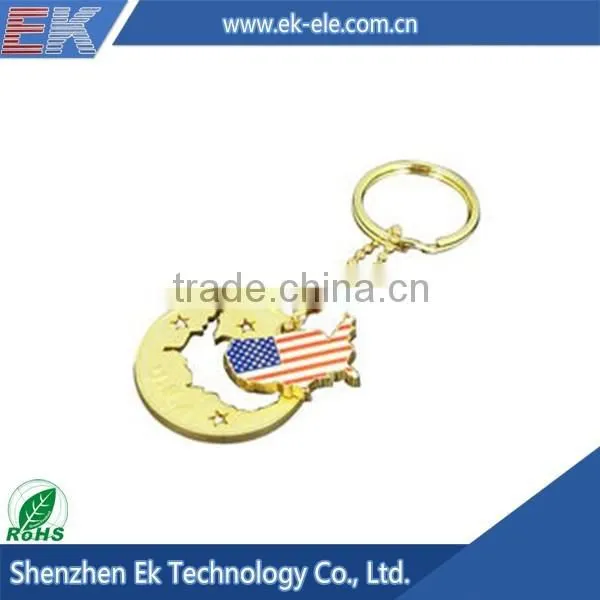 China Customized Fashion Wholesale Metal Keychain photo-2