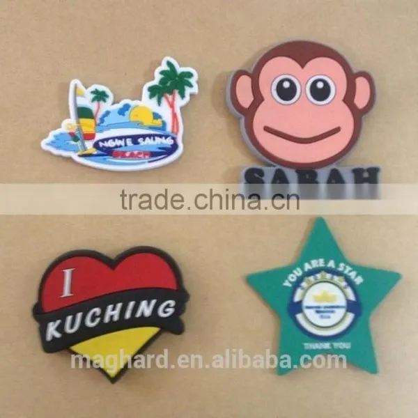 Free Samples Souvenir Promotional Gifts 2D or 3D Soft Pvc Kids Fridge Magnets Custom photo-5