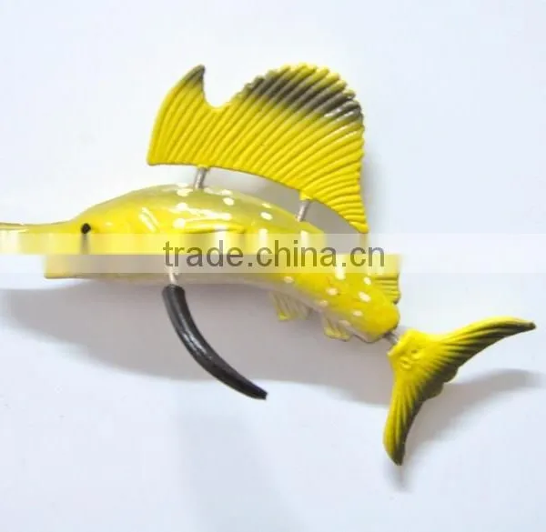 4 Inch Handmade Plastic Tropical Fish Fridge Magnet photo-2