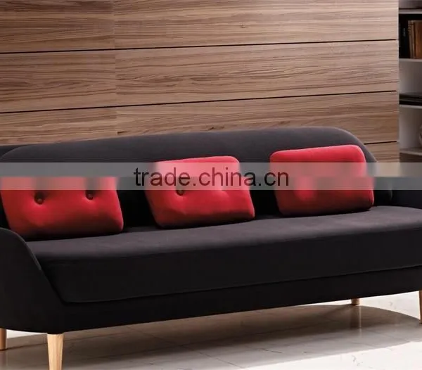 Latest Designer Sofa Furntiure, Fabric Curved Sofa Set With Wood Leg, Favn Sofa SF-560 photo-2