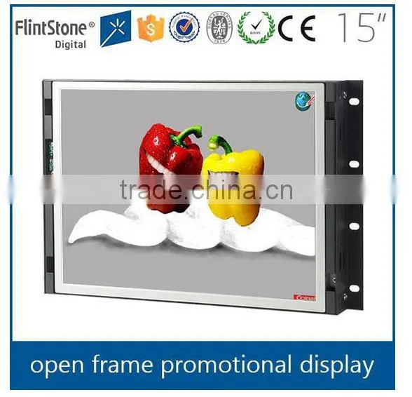 FlintStone 15 Inch Kiosk Advertising Screen, Retail Display Video Screen, Commercial Advertising LCD Screen photo-2