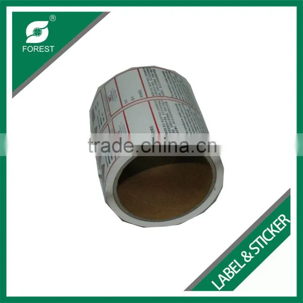 HIGH QUALITY ART PAPER WARNING LABELS WITH FULL COLOR PRINTING CHEAP STICKERS ROLL FOR CHEMICALS photo-5