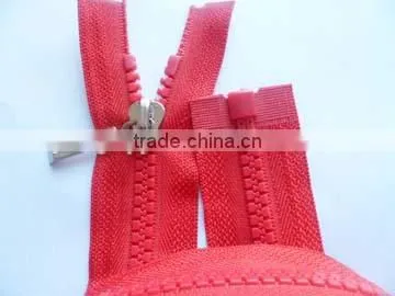 5# Plastic Derlin Zipper PVC Zipper Fastener Open End Zipper With Fancy Zipper Pullers Coate Zipper photo-3