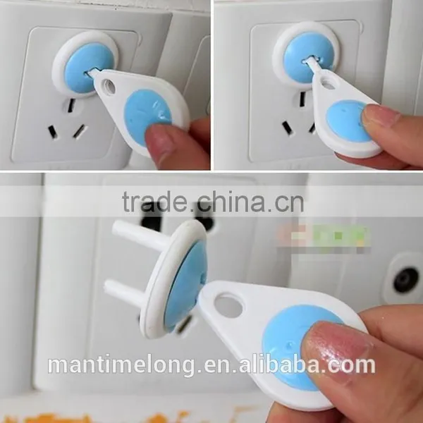 6pcs/set Electric Socket Outlet Plug Safe Lock Cover for Baby Kids Safety photo-2