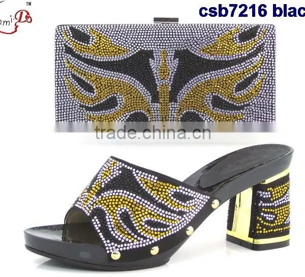 CSB7216 New Design for Women Shopping Cheap Italian Shoes Matching Bags photo-5