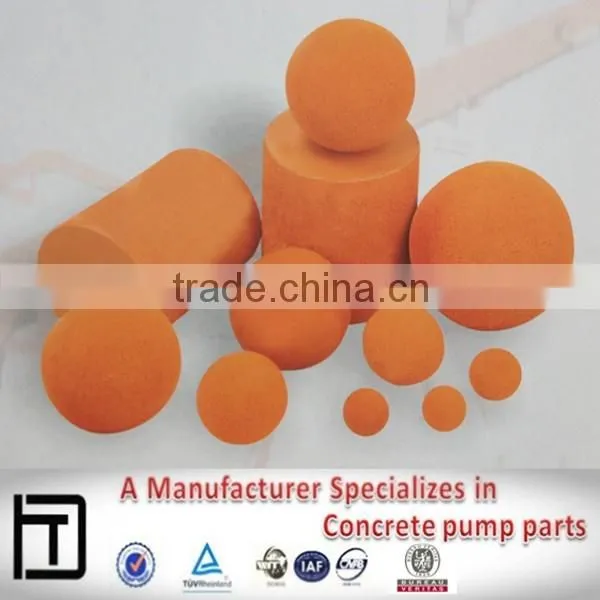 DN125 Rubber Sponge Ball for Concrete Pump Pipe photo-6
