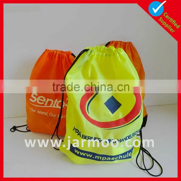 Custom Printed Shopping Drawstring Handbags Sale photo-3