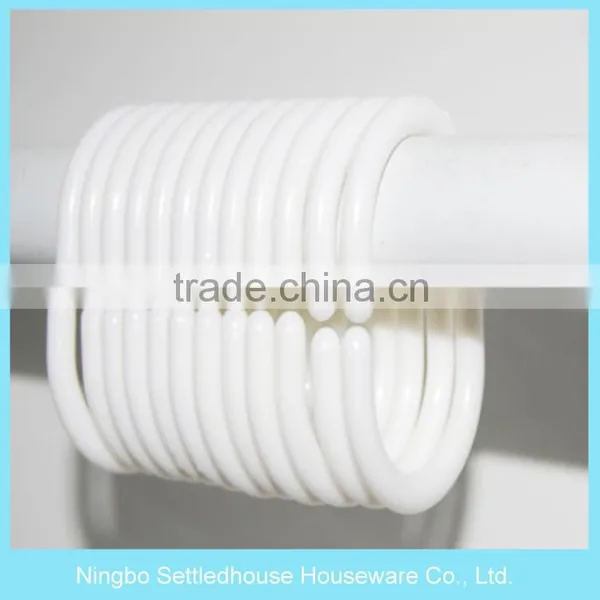 Simple Installation Custome Made Modern Print Design Shower Curtain Hooks