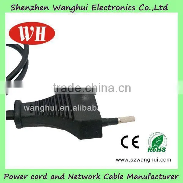 Brazil 2 Pin Power Cord/cable/wire / Stripped 4.8 Plug photo-3