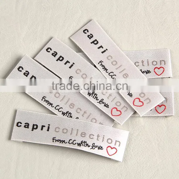 Hangzhou Label Factory Custom Woven Labels for Women Wear photo-4