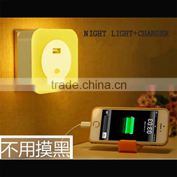 Direct Factory Supplier Led Sensor Charger Night Light Socket photo-4
