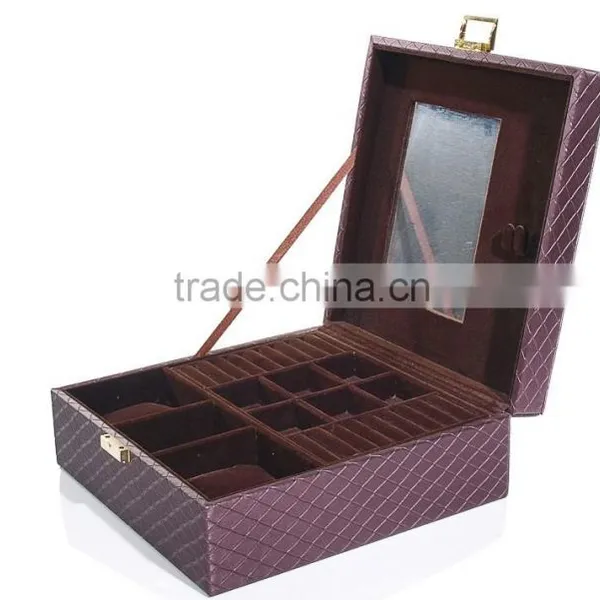 2015 Most Popular Waterproof Leather Lipstick Storage Box photo-5