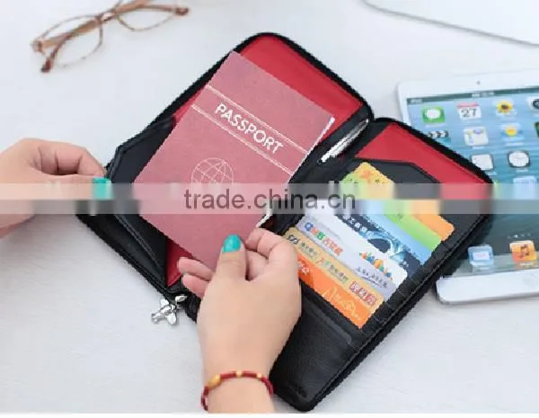 2016 Fashion Design Bag Business Organizer Holder Case Leather Travel Card Holder photo-3