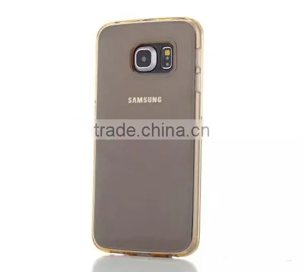Durable Hard Clear Soft TPU Cover For Samsung S6/S6 Edge photo-5