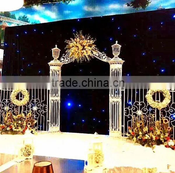 New Arrival Artificial Flowers Wedding Backdrop Door Decoration Large Stage Backdrop photo-4