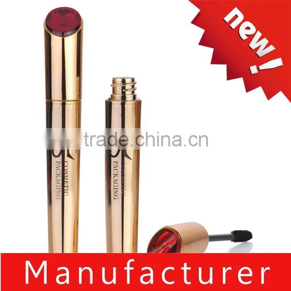 High Quality Golden Mascara Bottle With Brush