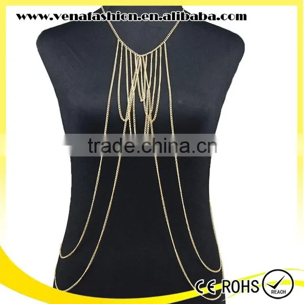 Instock Free Sample Women Sexy Body Chain Jewerly photo-5