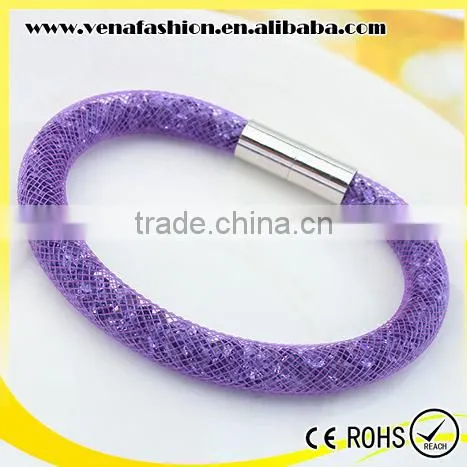 Newest Magnetic Cross Wrap Mixed Crystal Bracelet photo-6