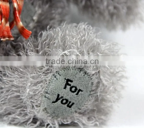 Luckiplus Hot Sale First Class Grey Bear With Scarf Safe Technology Toy For Kids photo-5