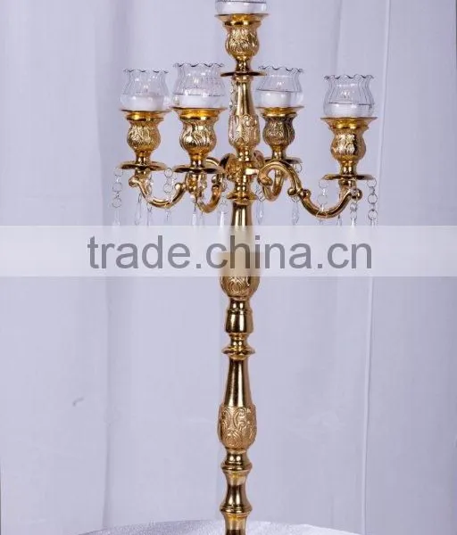 Silver Candelabra,gold Crystal Candelabra,whole Sale Wedding Black Candelabra photo-5