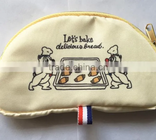 Promotional Nylon Coin Purse Hamburger Wallet Bag