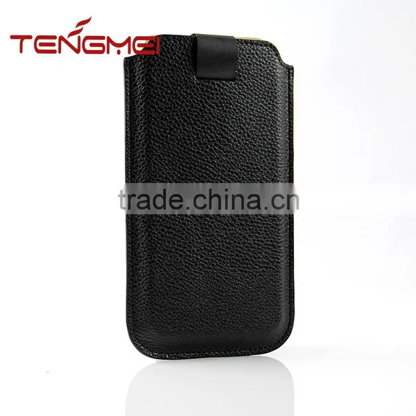 Lychee Grain Vertical Bag for Samsung Phones