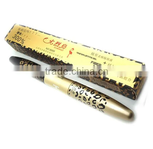 Fashion !! Natural 3D Lash Extension Eyelash Leopard Fiber Mascara photo-5