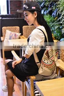 Hot Selling Canvas Bags Women Backpack photo-4