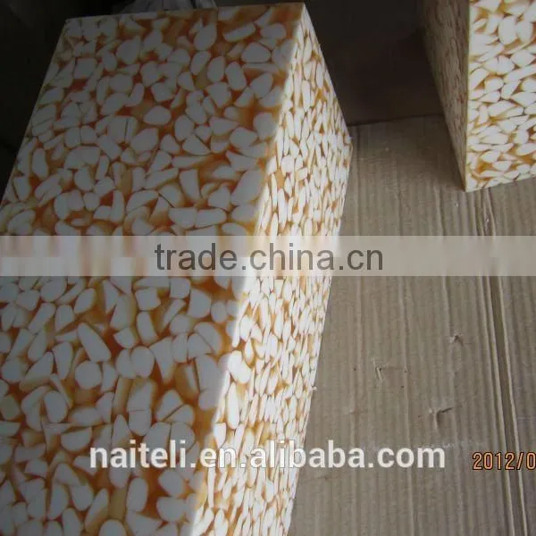 Latest Pebble Transparent Resin Panels for Tables photo-2