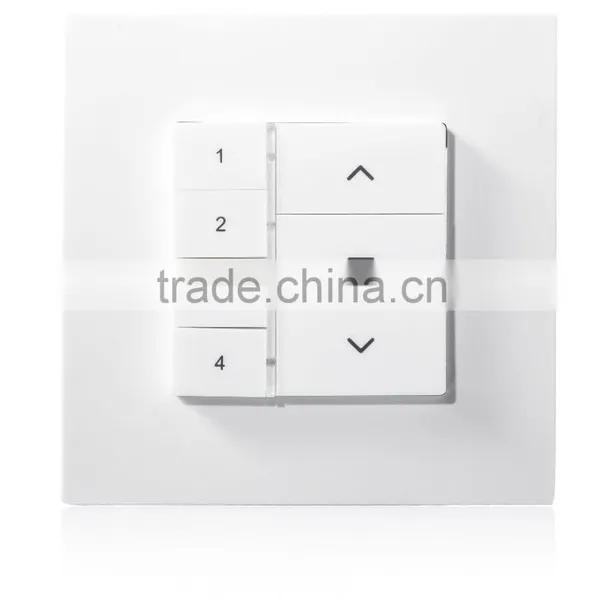 Wall switch eletric 4 channels button switch