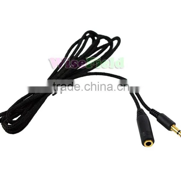 150cm 1.5m 3.5mm Jack Male to Female Aux Cable Cord Stereo Audio for PC IPod MP3 photo-5