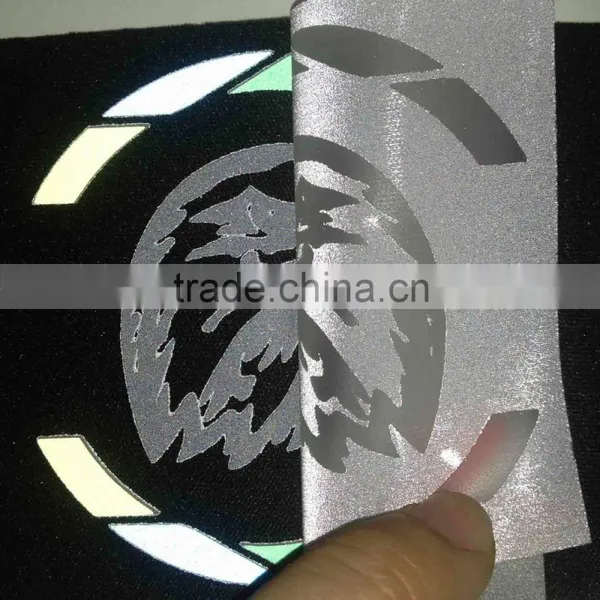 New Products Reflective Heat Transfer Printing Label For Clothing photo-5