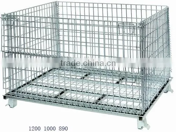 Foldable Collapsible Wire Mesh Container