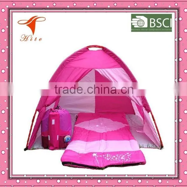 Kids Tent and Sleeping Bag Set
