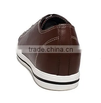 2016 China Wholesale Sneekers Height Increasing Leather Shoes photo-3