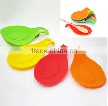 Colorful Design Food Grade Silicone Kitchen Utensil Spatula Holder photo-1