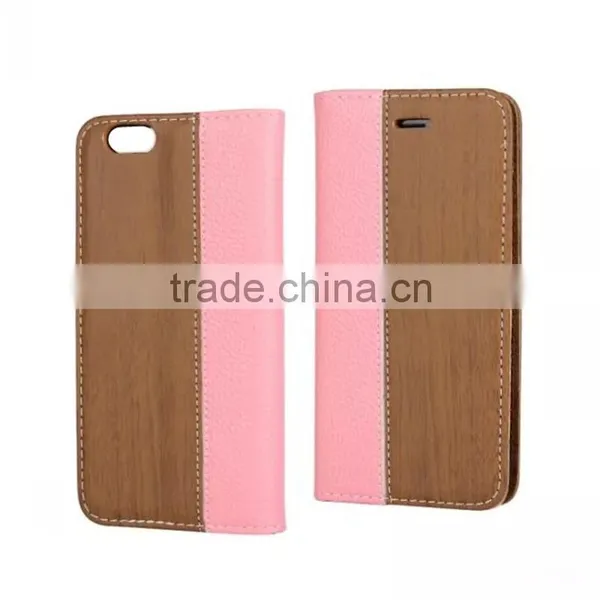 Wood Flip Phone Case Cover Carrying Bags for Cell Mobile Smart Phone for Huawei P9 Mate 8 Honor 9 8 7 6 5 4 3 2 photo-3