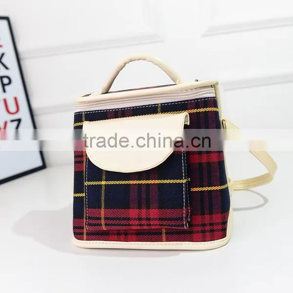 Ladies Handbag Manufacturers Plaid Handbag photo-5