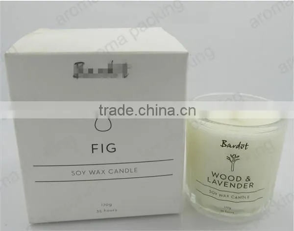 Customized Scented Candle in Glass Jar With Luxury Packing, Wholesale Candle Box photo-3