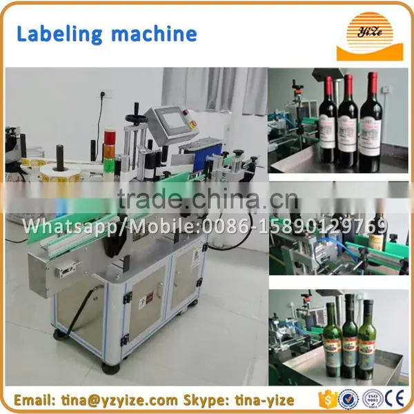 Highly Efficient Wine Bottle Labeling Machine / Blitz Sticker Labeller photo-5