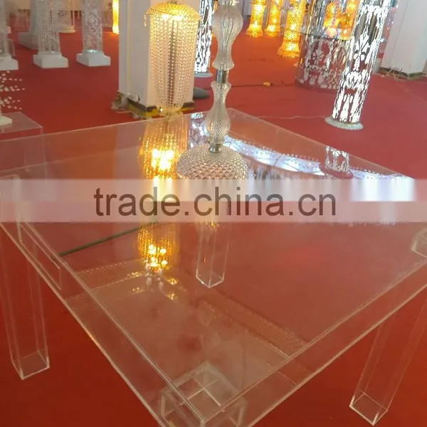 2016 Arcylic Wedding Table for Bride and Groom , Wedding Mandap Table photo-6