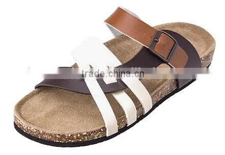 New Design Slippers,hot Sale Slippers, PU Cork Sole Slippers photo-2