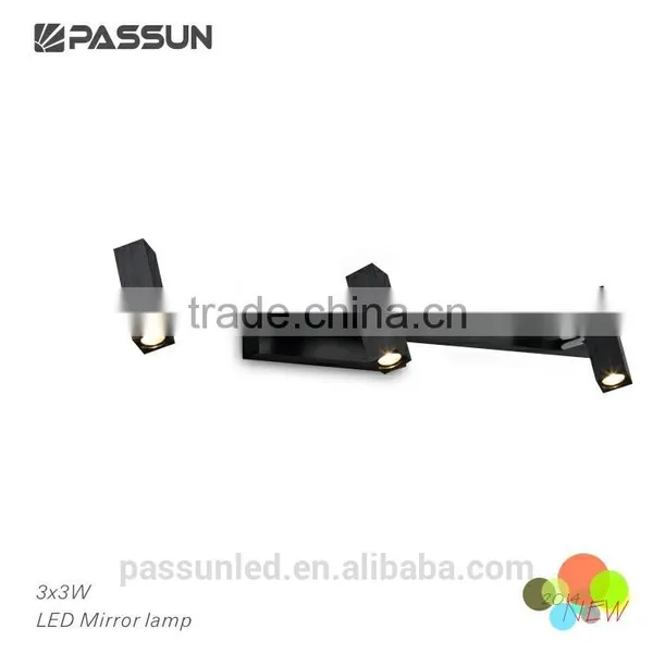 Hot Selling 3*3w Indoor Surface Mounted Led Bathroom Mirror Light photo-2