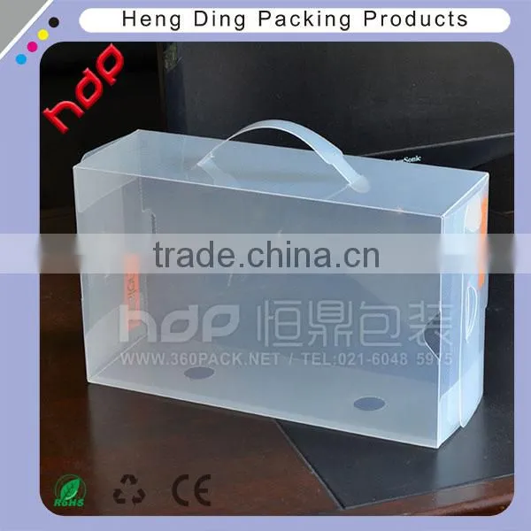 Custom Design Printed Clear Plastic Pvc Shoe Box for Sale photo-3