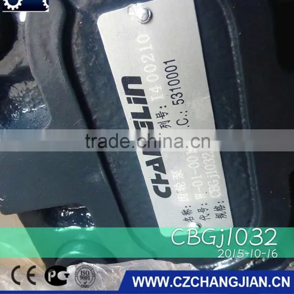CHANGLIN 936 Wheel Loader Gear Pump CBGj1032,gear Pump for CHANGLIN ZL50H Loader photo-4