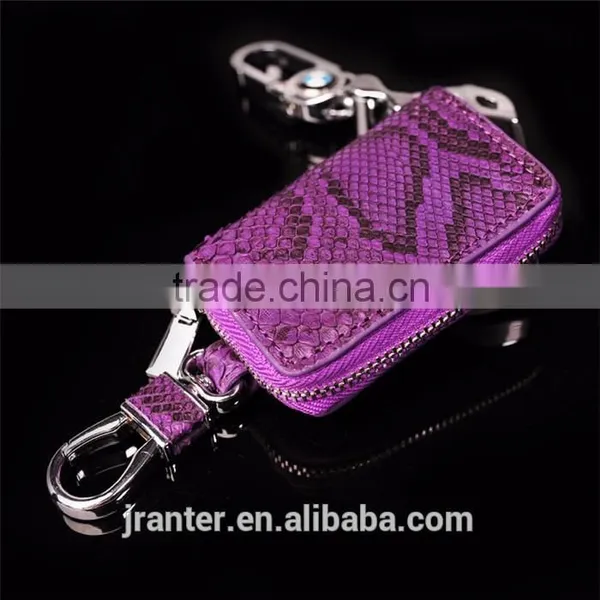 Custom Python Snakeskin Key Case for Car,smart Leather Car Key Case photo-2