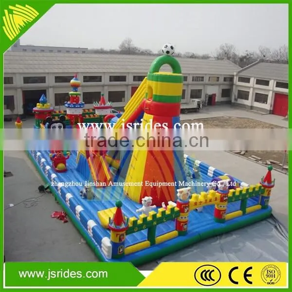 Cheap Kids Jumping Inflatable Playground Prices Amusement Park Bouncy Castle 2016 photo-2